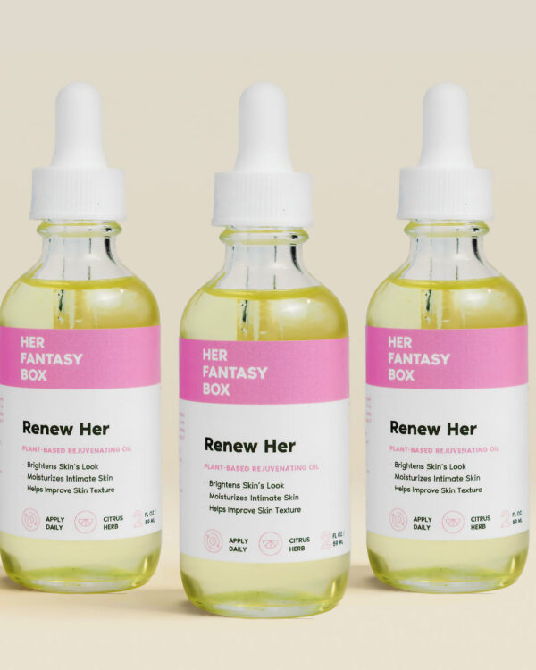 Her Fantasy Box Renew Her Booty & Kitty Oil - 3 pk