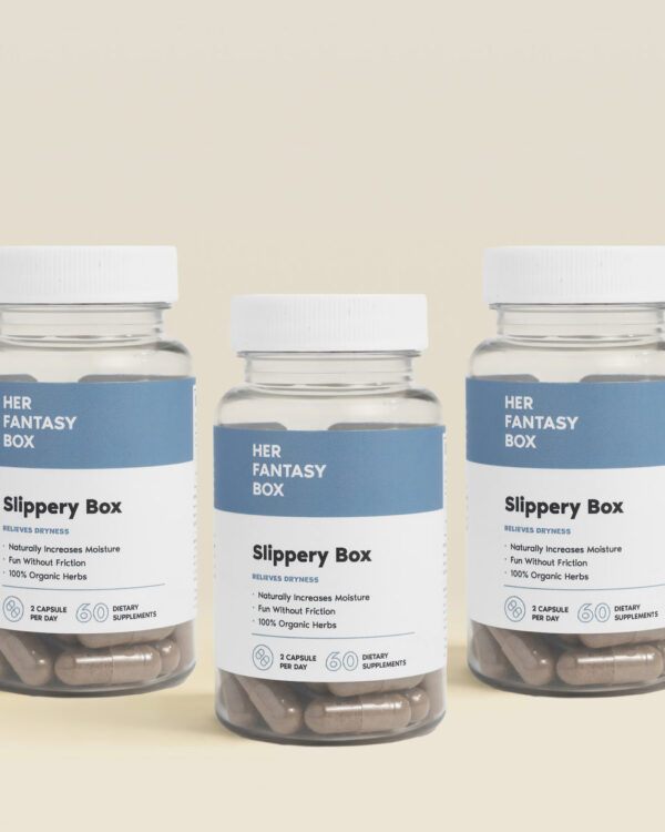 Slippery Box - Slippery Elm Bark Vaginal Moisturizer Capsule - 3 pk
