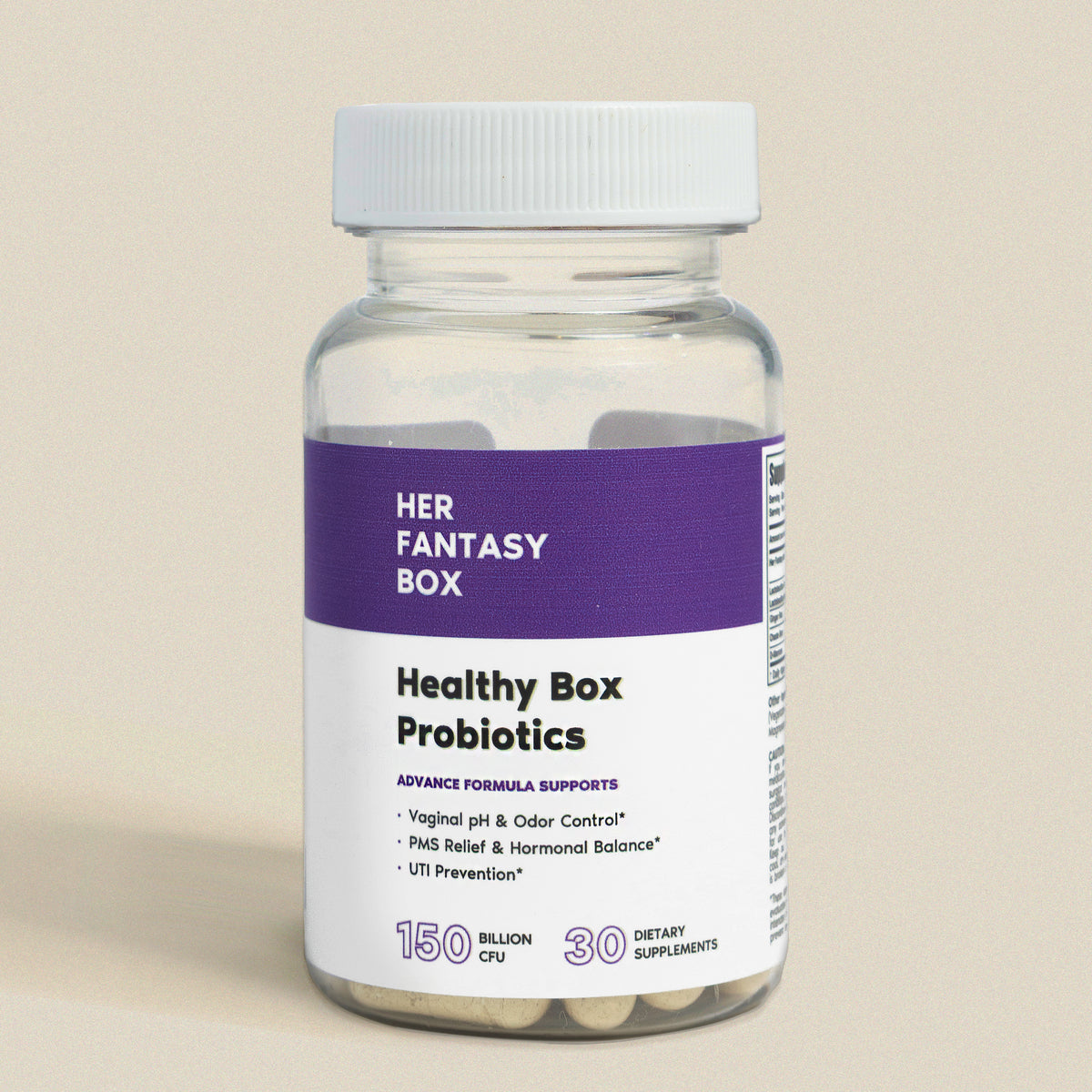 Healthy Box Probiotics for pH, Odor, PMS Relief and UTI Prevention