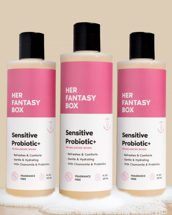 Sensitive Probiotic+ pH Balanced Feminine Wash 3pk