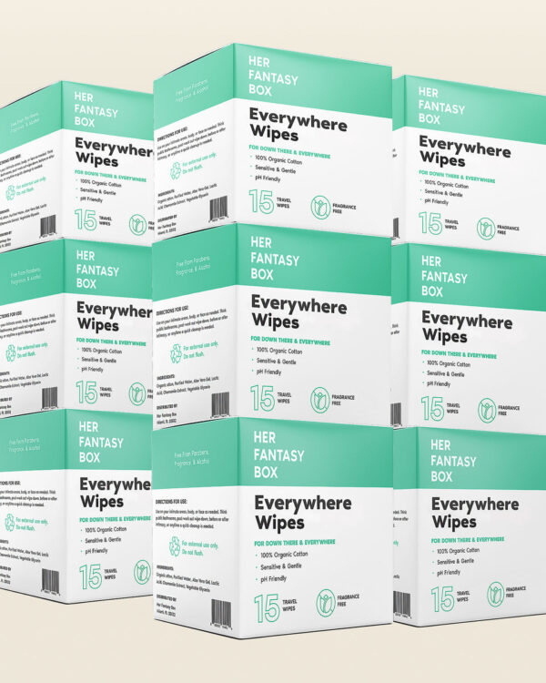 Everywhere Wipes Travel Size - 180 Wipes, 12 Pack