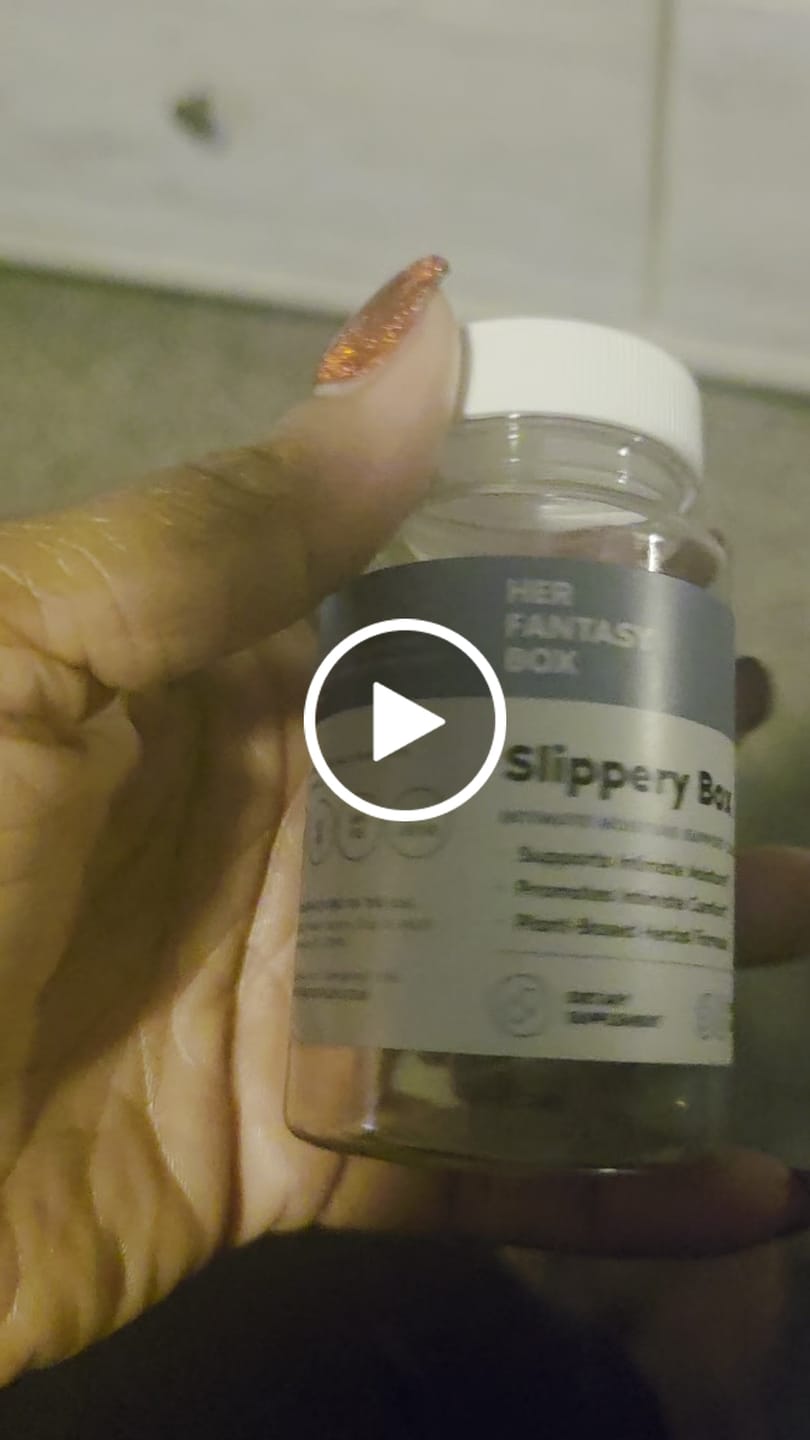 Customer photo review of Slippery Box - Extra Moisture Support Capsules