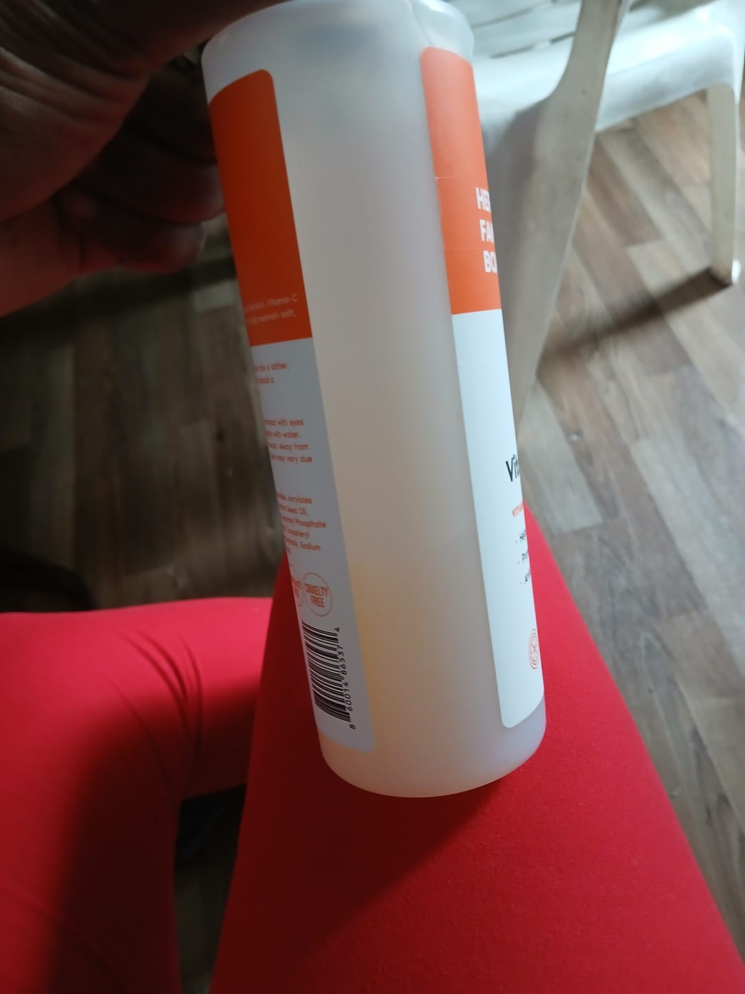 Customer photo review of Vita C Bright - Turmeric Body Wash