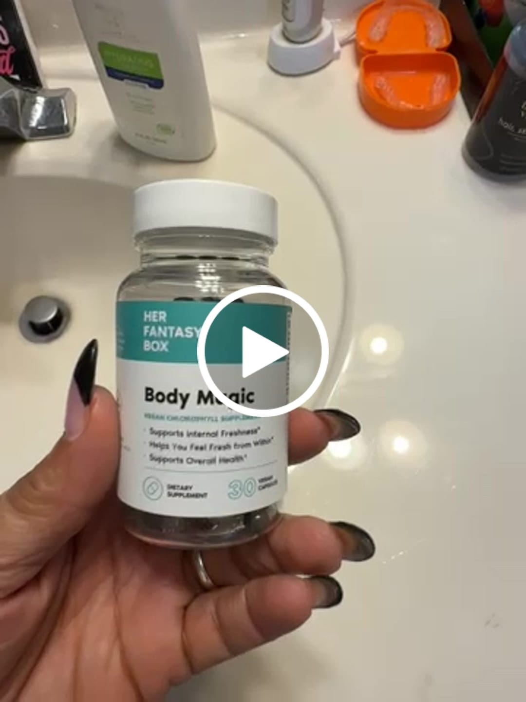 Customer photo review of Body Magic Chlorophyll Pill for Feminine Odor - 3 pk