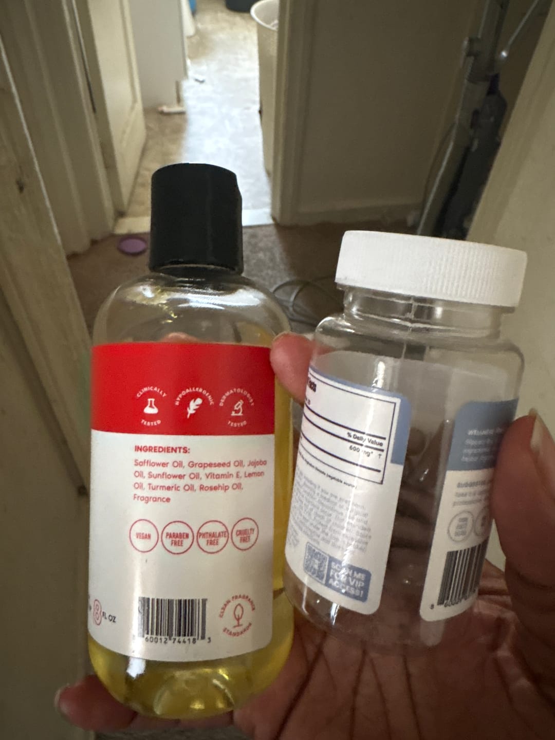 Customer photo review of Moisture Support + Hydration Kit