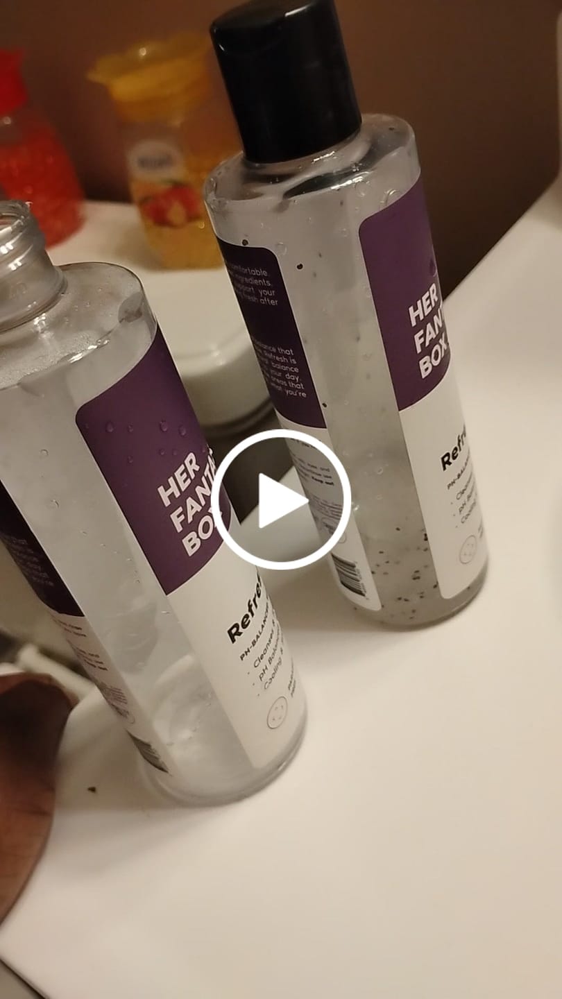 Customer photo review of Refresh Plant Based Yoni Gel Wash (pH Balancing) - 3 pk