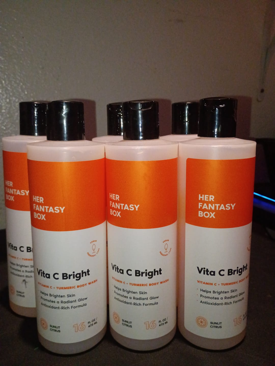 Customer photo review of Vita C Bright - Turmeric Body Wash