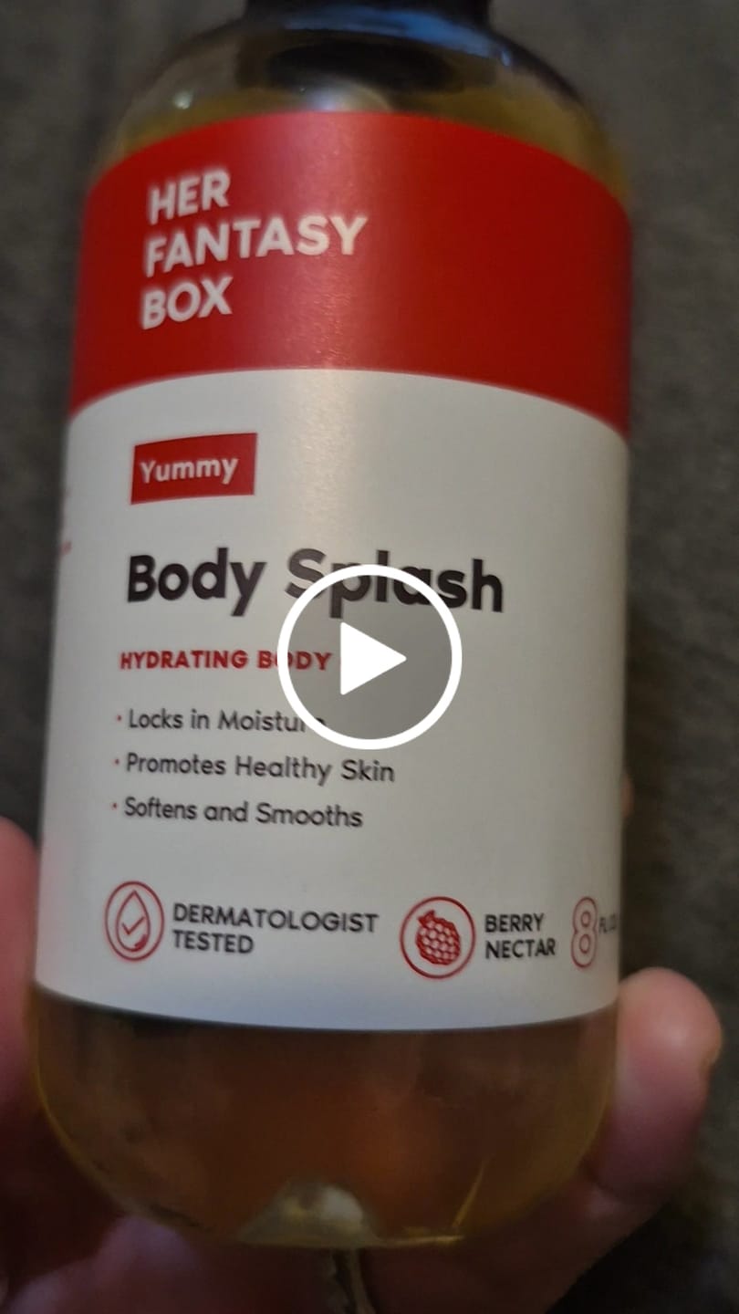 Customer photo review of Body Splash - Skin Smoothing Body Oil  (Yummy)