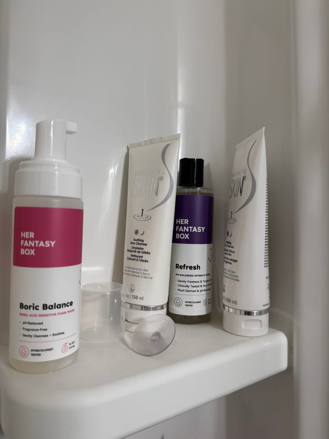 Customer photo review of Boric Balance - Sensitive Boric Acid Foam pH Wash - Natural Ingredients