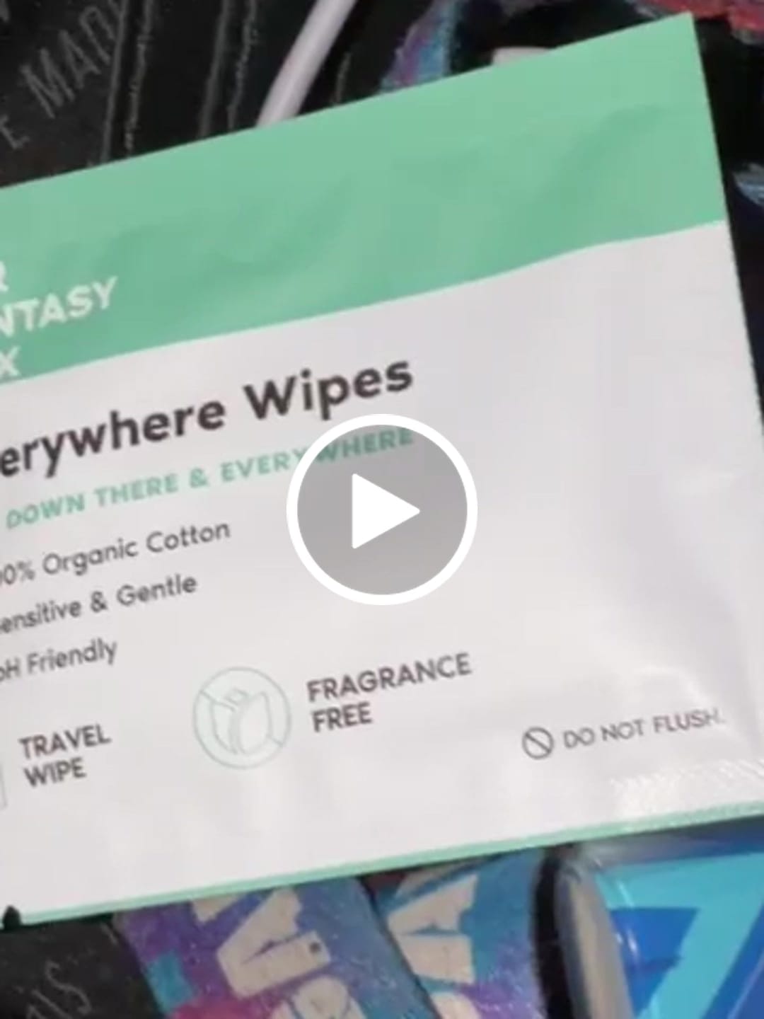 Customer photo review of Everywhere Wipes - Odor Removing Travel Wipes