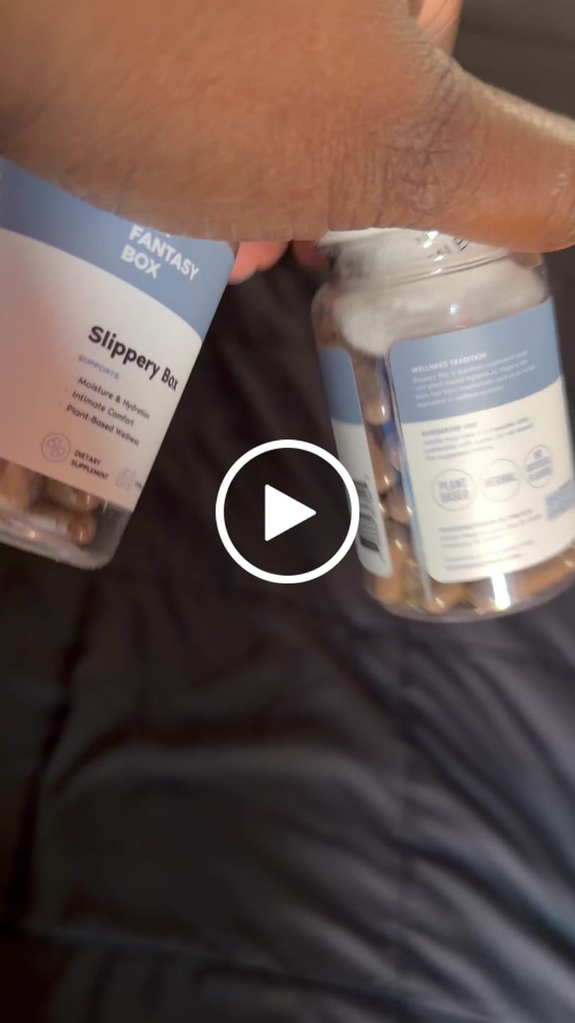 Customer photo review of Slippery Box - Extra Moisture Support Capsules