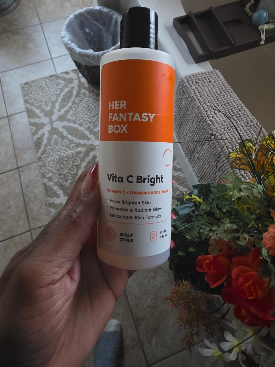 Customer photo review of Vita C Bright - Turmeric Body Wash