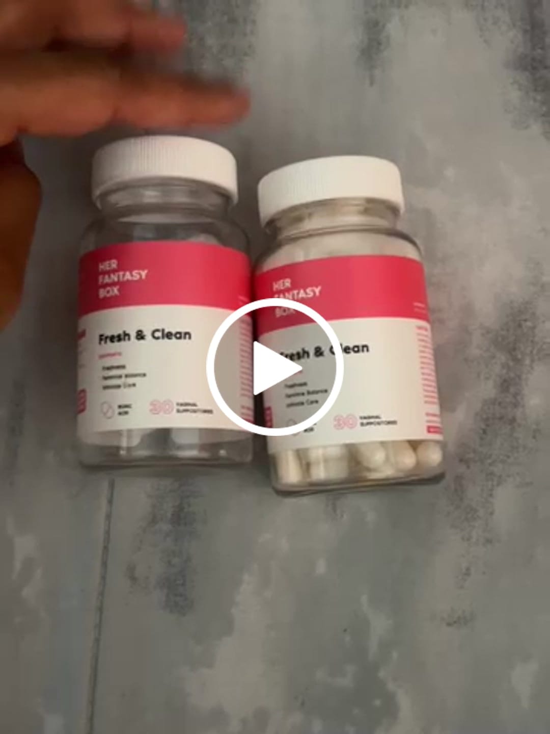 Customer photo review of Fresh & Clean pH Balancing Boric Acid Vaginal Suppository
