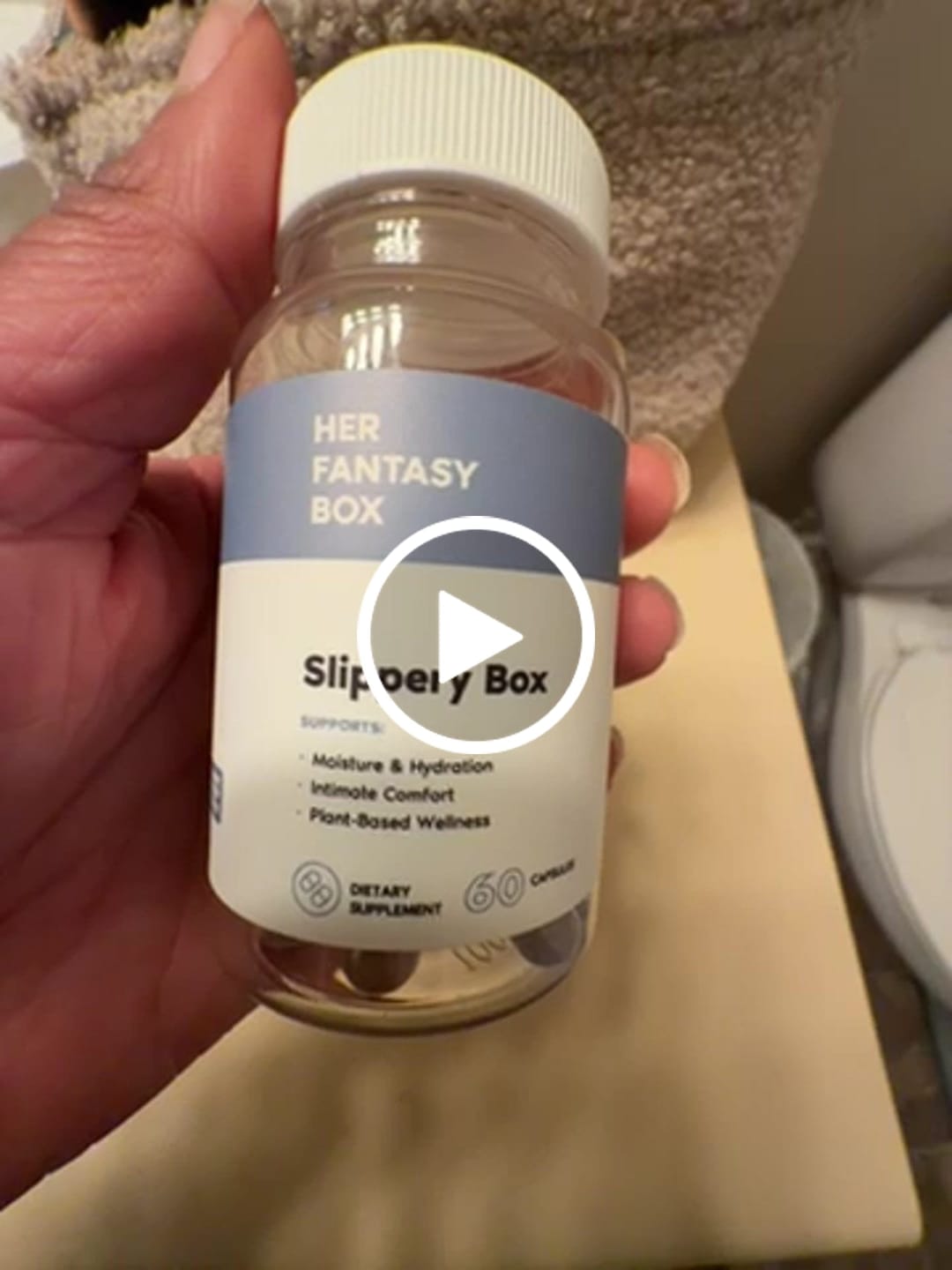 Customer photo review of Slippery Box - Extra Moisture Support Capsules